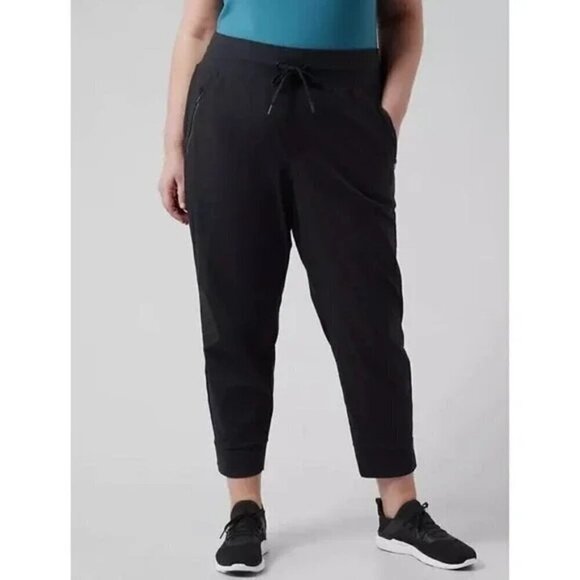 Athleta Trekkie North Jogger Pants Black 26 - Picture 1 of 7